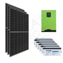 KIT FOTOVOLTAICO OFF-GRID 2.4 KW 24V CON BATTERIE AGM 1000AH