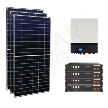 KIT FOTOVOLTAICO OFF-GRID 10 KW 48V CON BATTERIA LITIO 9.6 KWH