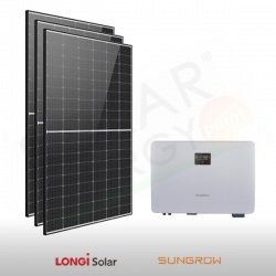 KIT FOTOVOLTAICO 3.2 KW LONGI SOLAR – SUNGROW PREDISPOSTO PER ACCUMULO
