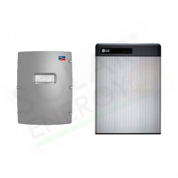 KIT ACCUMULO SMA LG – INVERTER SUNNY ISLAND 6 KW E BATTERIA RESU 12 KWH