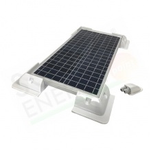 KIT STRUTTURA DI SUPPORTO CAMPER – STAFFA DIRITTA, ANGOLARE PVC E PASSACAVI PER PANNELLO SOLARE 