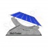 KIT SISTEMA ZAVORRATO PER IMPIANTI FOTOVOLTAICI PER SUPERFICI PIANE PER 6 MODULI FOTOVOLTAICI 0° - 30°