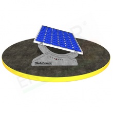 KIT SISTEMA ZAVORRATO PER IMPIANTI FOTOVOLTAICI PER SUPERFICI PIANE PER 6 MODULI FOTOVOLTAICI 0° - 30°