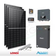 KIT FOTOVOLTAICO 3.2 KW LONGI SOLAR – ZCS CON ACCUMULO 5 KWH (COMPLETO)