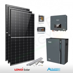 KIT FOTOVOLTAICO 3.2 KW LONGI SOLAR – ZCS CON ACCUMULO 5 KWH (COMPLETO)