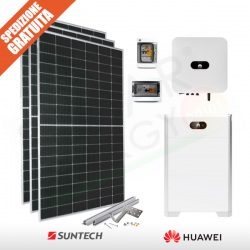 KIT FOTOVOLTAICO 6.5 KW SUNTECH POWER – HUAWEI CON ACCUMULO 10 KWH (COMPLETO)