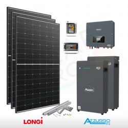 KIT FOTOVOLTAICO 6.5 KW LONGI SOLAR – ZCS CON ACCUMULO 10 KWH (COMPLETO)