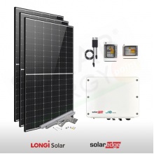 KIT FOTOVOLTAICO 3.3 kW LONGI SOLAR – SOLAREDGE (COMPLETO)