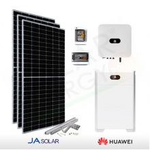 KIT FOTOVOLTAICO 6.6 KW JA SOLAR – HUAWEI CON ACCUMULO DA 10 KWH (COMPLETO)