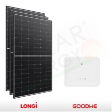 KIT FOTOVOLTAICO 3.4 KW LONGI SOLAR – GOODWE PREDISPOSTO PER ACCUMULO