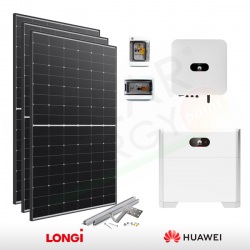 KIT FOTOVOLTAICO 5.2 KW LONGI SOLAR – HUAWEI CON ACCUMULO 5 KWH (COMPLETO)