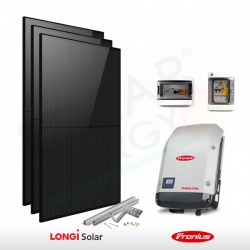 KIT FOTOVOLTAICO 3.2 KW LONGI SOLAR – FRONIUS (COMPLETO)