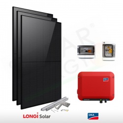 KIT FOTOVOLTAICO 1.6 KW LONGI – SMA (COMPLETO)