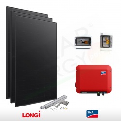 KIT FOTOVOLTAICO 2 KW LONGI – SMA (COMPLETO)