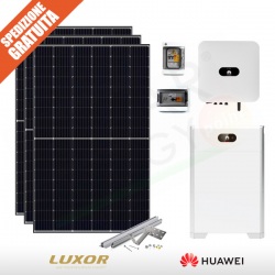 KIT FOTOVOLTAICO 6.3 KW LUXOR SOLAR – HUAWEI CON ACCUMULO 10 KWH (COMPLETO)