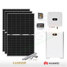 KIT FOTOVOLTAICO 6.6 KW LUXOR SOLAR – HUAWEI CON ACCUMULO 10 KWH (COMPLETO)