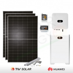 KIT FOTOVOLTAICO 6.6 KW TONGWEI SOLAR – HUAWEI CON ACCUMULO 10 KWH (COMPLETO)