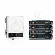 KIT ACCUMULO GOODWE PYLONTECH – INVERTER GW6000N-EH 6 KW E BATTERIA H48050 9.6 KWH