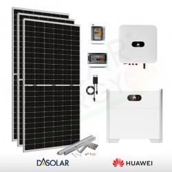 KIT FOTOVOLTAICO 6.6 KW DAS SOLAR – HUAWEI CON ACCUMULO 5 KWH (COMPLETO)