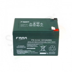 FAAM FTS12-12 – BATTERIA SOLARE ERMETICA AGM 12AH 12V