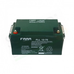 FAAM FLL12-70 – BATTERIA SOLARE ERMETICA AGM 70AH 12V