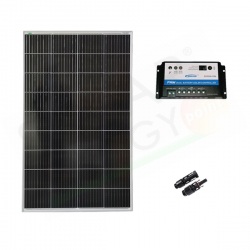 KIT SOLARE CAMPER 150W 12V – MODULO 150W E REGOLATORE 20A DUAL BATTERY