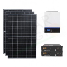 KIT FOTOVOLTAICO OFF-GRID 3.8 KW 24V CON BATTERIE LITIO 5.68 KWH