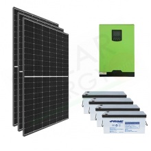 KIT FOTOVOLTAICO OFF-GRID 2.4 KW 24V CON BATTERIE AGM 800AH