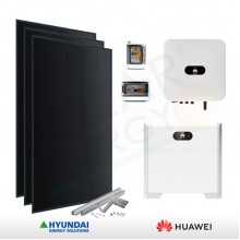 KIT FOTOVOLTAICO 4.9 KW HYUNDAI – HUAWEI CON ACCUMULO DA 5 KWH (COMPLETO)
