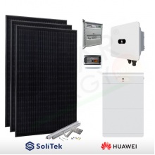 KIT FOTOVOLTAICO 12.6 KW SOLITEK – HUAWEI CON ACCUMULO DA 14 KWH (COMPLETO)