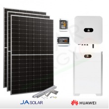 KIT FOTOVOLTAICO 6.3 KW JA SOLAR – HUAWEI CON ACCUMULO 10 KWH (COMPLETO)