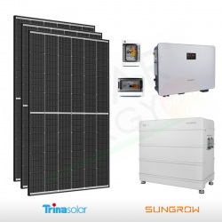 KIT FOTOVOLTAICO 3.5 KW TRINA SOLAR – SUNGROW CON ACCUMULO 6.4 KWH (COMPLETO)