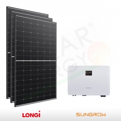KIT FOTOVOLTAICO 6.1 KW LONGI SOLAR – SUNGROW PREDISPOSTO PER ACCUMULO