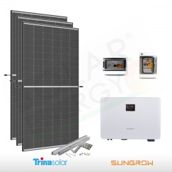 KIT FOTOVOLTAICO 3 KW TRINA SOLAR – SUNGROW PREDISPOSTO PER ACCUMULO (COMPLETO)
