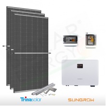 KIT FOTOVOLTAICO 3 KW TRINA SOLAR – SUNGROW PREDISPOSTO PER ACCUMULO (COMPLETO)