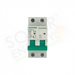 SUNTREE SCB863-50A-2P - INTERRUTTORE AUTOMATICO MAGNETOTERMICO CA 50 A 2P