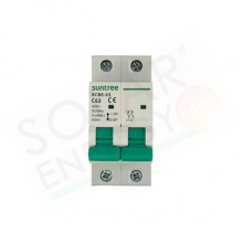 SUNTREE SCB863-63A-2P - INTERRUTTORE AUTOMATICO MAGNETOTERMICO CA 63 A 2P