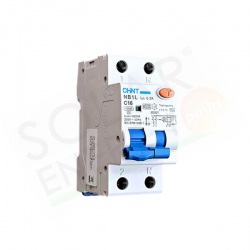 CHINT NB1L-2 - INTERRUTTORE AUTOMATICO MAGNETOTERMICO DIFFERENZIALE CA 16 A 2P