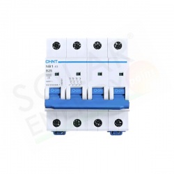 CHINT NB1-63 - INTERRUTTORE AUTOMATICO MAGNETOTERMICO AC 25 A 4P