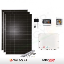 KIT FOTOVOLTAICO 4.5 KW TONGWEI SOLAR – SOLAREDGE (COMPLETO)