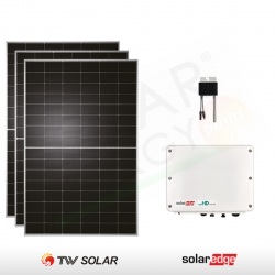 KIT FOTOVOLTAICO 3.1 KW TONGWEI SOLAR – SOLAREDGE
