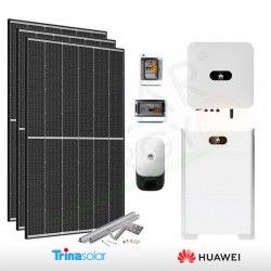 KIT FOTOVOLTAICO 6.3 KW TRINA SOLAR – HUAWEI CON ACCUMULO 10 KWH E STAZIONE DI RICARICA 7 KW (COMPLETO)