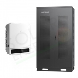 KIT ACCUMULO COMMERCIALE GOODWE – INVERTER GW40K-ET-10 40 KW CON ACCUMULO LYNX C DA 101 A 156 KWH