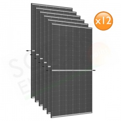SET 12 MODULI FOTOVOLTAICI TRINA SOLAR VERTEX S+ TSM-510NEG18R.28 MONOCRISTALLINI 510 W – TOT. 6.1 KW