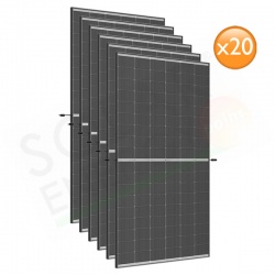 SET 20 MODULI FOTOVOLTAICI TRINA SOLAR VERTEX S+ TSM-510NEG18R.28 MONOCRISTALLINI 510 W – TOT. 10.2 KW