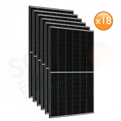 SET 18 MODULI FOTOVOLTAICI JA SOLAR JAM54D40-460/LB MONOCRISTALLINI 460 W – TOT. 8.2 KW
