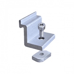 MORSETTO FERMALONGHERONE CON BLOCCHETTO ECCENTRICO E VITE 45X65 MM