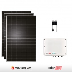 KIT FOTOVOLTAICO 3.1 KW TONGWEI SOLAR – SOLAREDGE