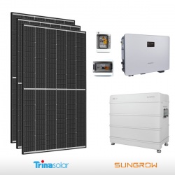 KIT FOTOVOLTAICO 3.5 KW TRINA SOLAR – SUNGROW CON ACCUMULO 6.4 KWH (COMPLETO)