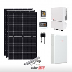 KIT FOTOVOLTAICO 6.2 KW SOLAREDGE CON ACCUMULO 10 KWH (COMPLETO)